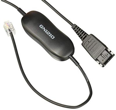 Jabra GN1210 QD RJ9 Zwart - Kabelinterface-/adapter (QD, RJ9, mannelijk/mannelijk, zwart)
