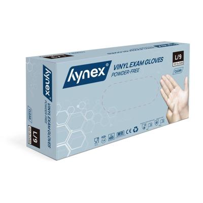 Handschoen hynex vinyl l tr 4.5gr 100 stuks Handschoen hynex vinyl l tr 4.5gr 100 stuks