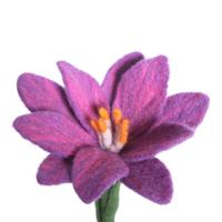 Bloem van Vilt (Lila) - thumbnail