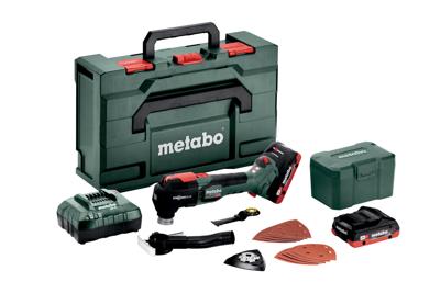 Metabo MT 18 LTX BL QSL 18V | accu multitool + 14 delige set | inclusief accu&apos;s en lader - 613088800