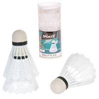SportX Shuttles in Koker 3 Stuks Wit - thumbnail