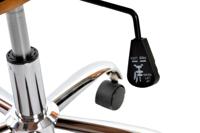 Stoel DKD Home Decor Bruin Zwart Zilverkleurig 52 x 58,5 x 98 cm - thumbnail