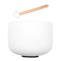 Sela 10" Crystal Singing Bowl Frosted 440 Hz F klankschaal - thumbnail