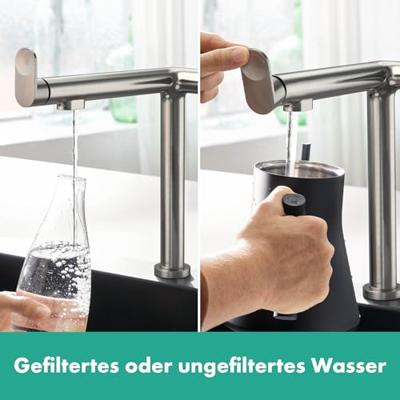 Hansgrohe Aqittura M91 Filter systeem 240, 1jet, starter set, rvs look Hansgrohe Aqittura M91 Filter systeem 240, 1jet, starter set, rvs look
