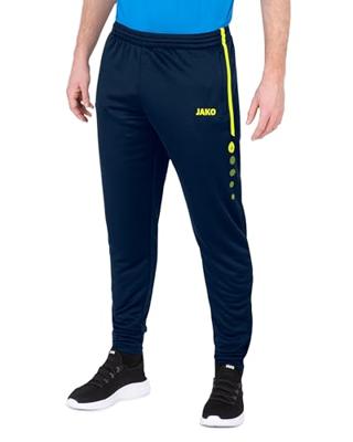 JAKO 8495 Trainingsbroek Active - Marine/Fluogeel - M