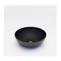 Waskom BWS Dorn 40X40X15cm Rond Solid Mat Zwart - thumbnail