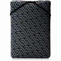 HP Laptophoes Protective Reversible 14 Geschikt voor max. (laptop): 35,6 cm (14) Zwart/grijs - thumbnail