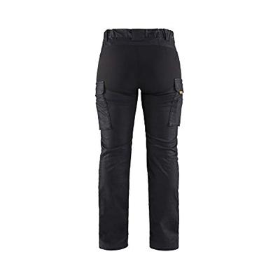 Blåkläder Dames service werkbroek denim stretch 71471147 | Marineblauw/Zwart | Maat 40 - 7330509718124