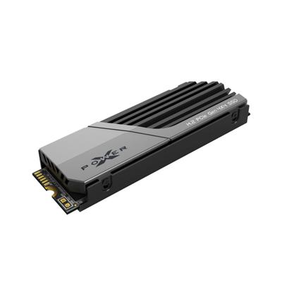 SILICON POWER PCIe Gen 4x4 XS70 Interne solid-state drive SSD 1TB M.2 2280 NVMe 1.4 (SP01KGBP44XS7005) Zwart, Grijs SILICON POWER PCIe Gen 4x4 XS70 Interne solid-state drive SSD 1TB M.2 2280 NVMe 1.4 (SP01KGBP44XS7005) Zwart, Grijs
