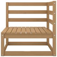 2-delige Loungeset massief grenenhout honingbruin - thumbnail