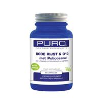 Puro Rode Rijst & Q10 Met Policosanol 60Capsules - thumbnail