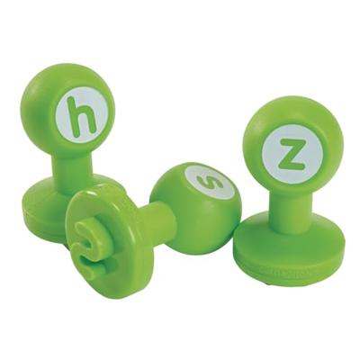 Colorations - kleine letters klei stempels, 26st.