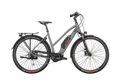 VICTORIA elektrische trekkingfiets "etouring 6.4" mod. 22 ebike vict. e-tour. 6.4 28/53 trap. 9sp grey matt