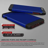 RooCase Exec Tough Case Hoes voor Telefoon, iPhone 6/6S Plus, iPhone 6/6S Plus, Black-Exec Tough - thumbnail