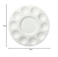 Creativ Company Verf palet wit, 17cm - thumbnail
