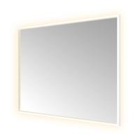 Spiegel Hotbath &MORE 80x100 cm LED-Verlichting Spiegelverwarming Rechthoek Mat Wit - thumbnail