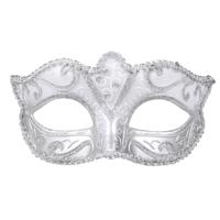 Oogmasker Zilver Venice felina - thumbnail