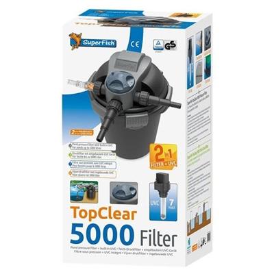 Topclear 5000 Uvc-7W vijver Superfish - Superfish