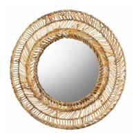 MUST Living Ronde Spiegel 'San Miguel' Abaca, 70cm - thumbnail