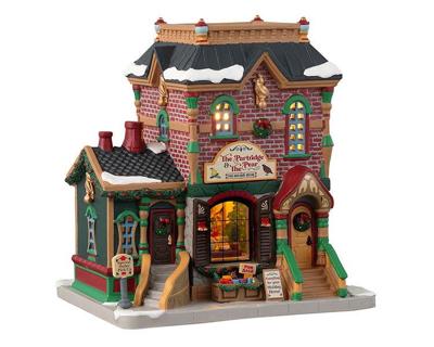 The Partridge en The Pear Kersthuisje LEMAX - Lemax