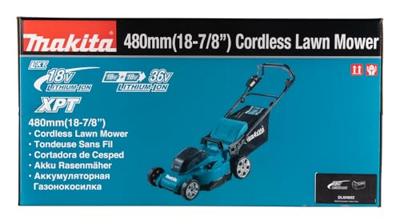 Makita DLM480Z | LXT 2x18 V accu Grasmaaier | 48 cm | Zonder accu en lader | in doos - DLM480Z