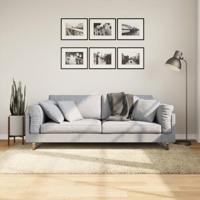 VidaXL Vloerkleed shaggy hoogpolig modern 140x200 cm goudkleurig - thumbnail