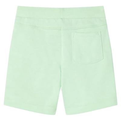 Kindershorts met trekkoord 116 felgroen