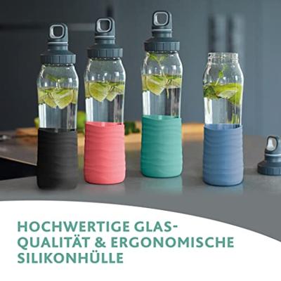 Emsa Drink2GO Glas Drinkfles Emsa Drink2GO Glas Drinkfles