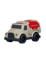 Speelgoed truck - Wit - thumbnail