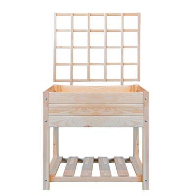 Esschert Design trellis verhoogde kweekbak blank S Esschert Design trellis verhoogde kweekbak blank S