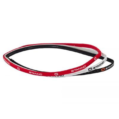 Stanno Haarbanden Non-Slip 3-Pack Rood Wit Zwart Stanno Haarbanden Non-Slip 3-Pack Rood Wit Zwart