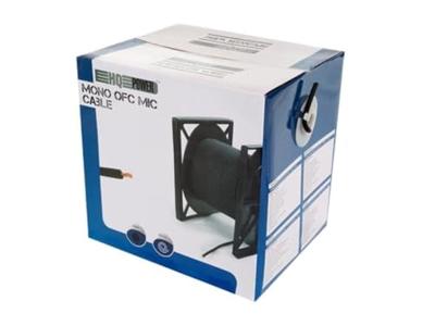 Mono ofc-microfoonkabel zwart 100 m Velleman - Velleman