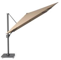 Zweefparasol Challenger T1 3x3 meter Taupe zonwering Platinum - Platinum - thumbnail
