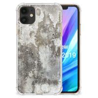 Apple iPhone 11 Anti-Shock Hoesje Beton Print - thumbnail