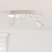 VidaXL Plafondspot nikkel 29 x 29 x 11 cm staal en glas - thumbnail