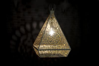 Plafondlamp Home ESPRIT Wit Gouden Metaal 25 W 29 x 26 x 40 cm Plafondlamp Home ESPRIT Wit Gouden Metaal 25 W 29 x 26 x 40 cm