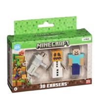 MINECRAFT 3D ERASERS - 3 PACK VER.B - thumbnail