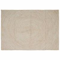 Vloerkleed Natuurlijk en Wit 160 x 230 cm Jute - thumbnail