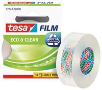 Tesafilm eco&clear ecoLogo, ft 19 mm x 33 m - thumbnail