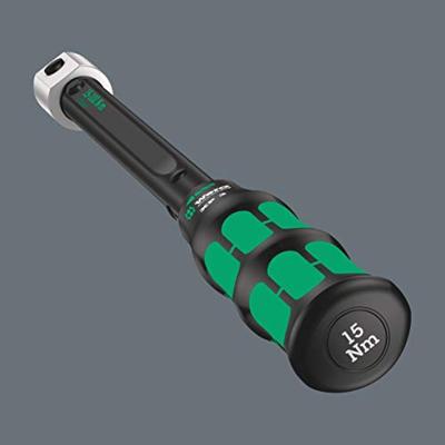 Wera Click-Torque XP 3 draaimomentsleutel met standaardinstellingen voor insteekgereedschappen, 15-100 Nm, 15 Nm, 9x12 x 15,0 Nm x 15-100 Nm -