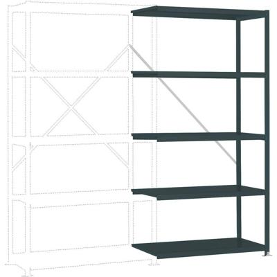 Manuflex RP1153.7016 Magazijnstelling uitbreidingsmodule (b x h x d) 1000 x 2000 x 500 mm Staalbodem Manuflex RP1153.7016 Magazijnstelling uitbreidingsmodule (b x h x d) 1000 x 2000 x 500 mm Staalbodem