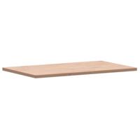 Tafelblad rechthoekig 100x60x2,5 cm massief beukenhout - thumbnail