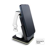 Mobilize 4in1 Wireless Charger Station with Detachable Power Bank 5000mAh Black - thumbnail