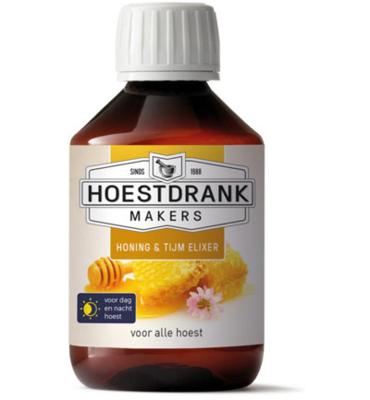Hoestdrankmakers Honing & tijm elixer 200 Milliliter
