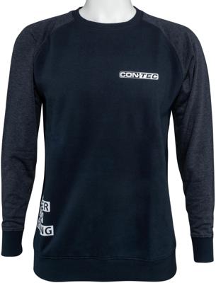 CONTEC sweatshirt met lange mouwen "never stop riding" ct sweatshirt never stop riding size m blue/grey