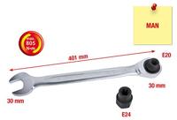 KS Tools 450.0360 MAN set remklauwdoppen, 3-delig - thumbnail