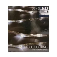 IJspegelverlichting Watervaleffect 200 LED 3m Cool Wit - thumbnail