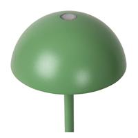 Lucide JOY - Oplaadbare Tafellamp Binnen/Buiten - Accu/Batterij - Ø 12 cm - LED Dimb. - 1x1,5W 3000K - IP54 - Groen - thumbnail