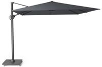 Zweefparasol Challenger T1 premium 4x3 meter Vervaagd Zwart zonwering Platinum - Platinum - thumbnail