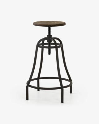 Kave Home Barstoel 'Malira' kleur Zwart Kave Home Barstoel 'Malira' kleur Zwart